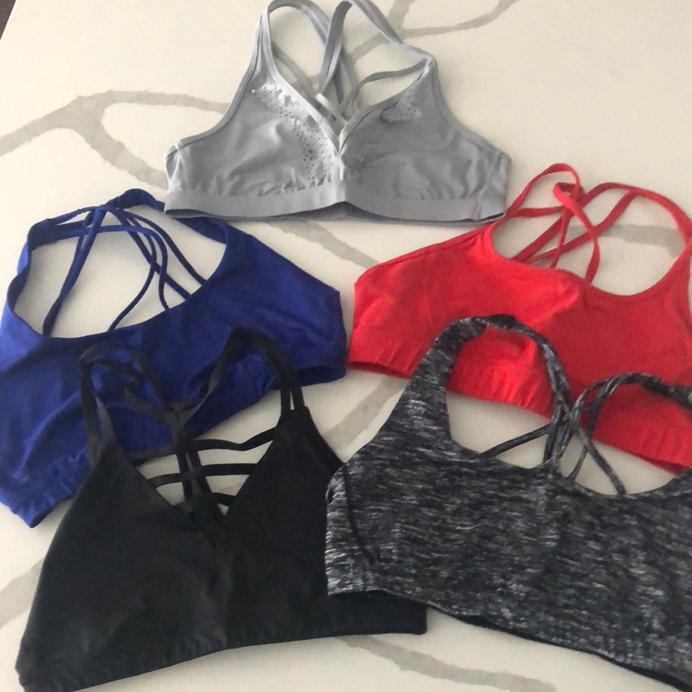 Set of Five (5) Sports Bras